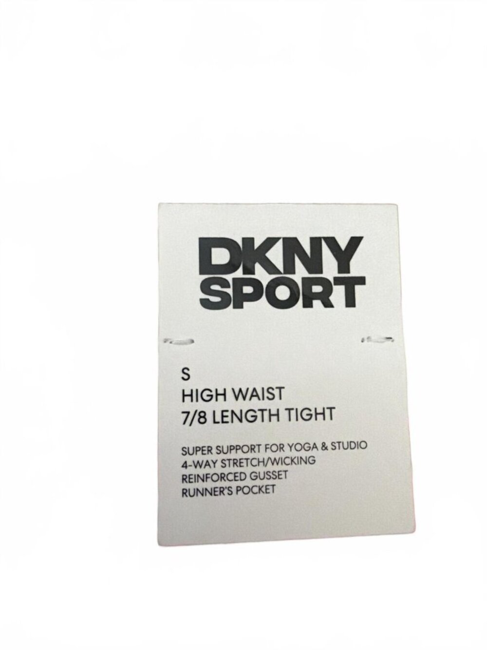 DKNY Sport Printed Interlock High-Waist 7/8 Fitness Leggings. - Picture 2 of 2